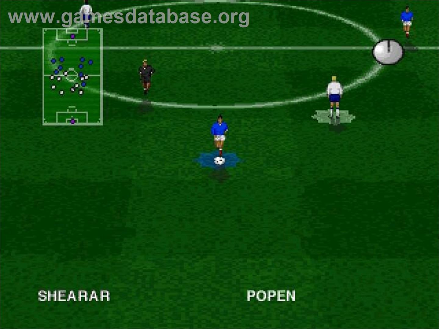 Striker - World Cup Special - Panasonic 3DO - Artwork - In Game