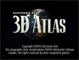 Title screen of 3d Atlas on the Panasonic 3DO.