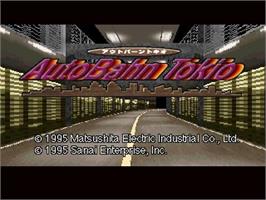 Title screen of Autobahn Tokio on the Panasonic 3DO.