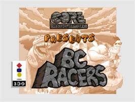Title screen of Bc Racers on the Panasonic 3DO.