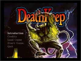 Title screen of DeathKeep on the Panasonic 3DO.
