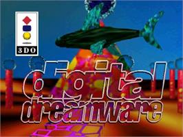 Title screen of Digital Dreamware on the Panasonic 3DO.