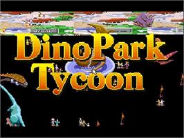 Title screen of Dinopark Tycoon on the Panasonic 3DO.