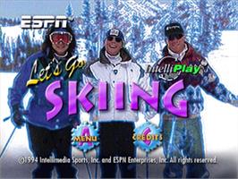 Title screen of Espn - Let's Go Skiing on the Panasonic 3DO.