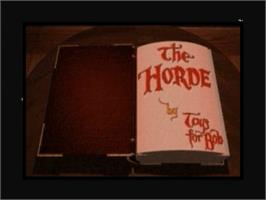 Title screen of Horde on the Panasonic 3DO.