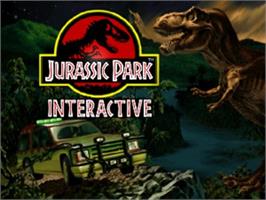 Title screen of Jurassic Park Interactive on the Panasonic 3DO.