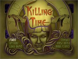 Title screen of Killing Time on the Panasonic 3DO.