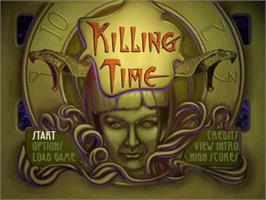 Title screen of Killing Time on the Panasonic 3DO.