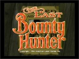 Title screen of Last Bounty Hunter, The on the Panasonic 3DO.