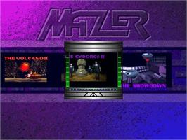 Title screen of Mazer on the Panasonic 3DO.