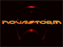 Title screen of Novastorm on the Panasonic 3DO.