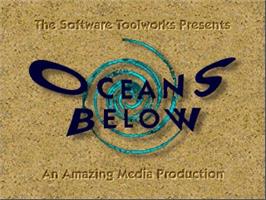 Title screen of Oceans Below on the Panasonic 3DO.