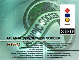 Title screen of Olympic Soccer on the Panasonic 3DO.