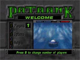 Title screen of PaTaank on the Panasonic 3DO.