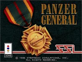 Title screen of Panzer General on the Panasonic 3DO.