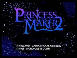 Title screen of Princess Maker 2 on the Panasonic 3DO.