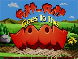 Title screen of Putt-Putt Goes to the Moon on the Panasonic 3DO.