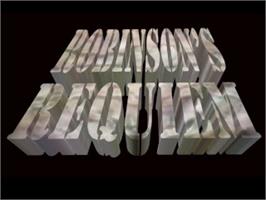 Title screen of Robinson's Requiem on the Panasonic 3DO.