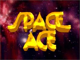 Title screen of Space Ace on the Panasonic 3DO.