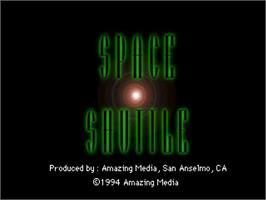 Title screen of Space Shuttle on the Panasonic 3DO.