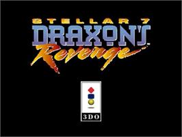Title screen of Stellar 7 - Draxon's Revenge on the Panasonic 3DO.
