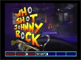 Title screen of Who Shot Johnny Rock on the Panasonic 3DO.