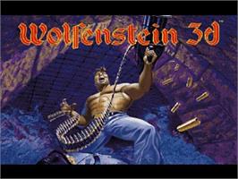 Title screen of Wolfenstein 3D on the Panasonic 3DO.