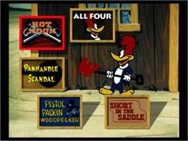 Title screen of Woody Woodpecker And Friends - Volume One on the Panasonic 3DO.