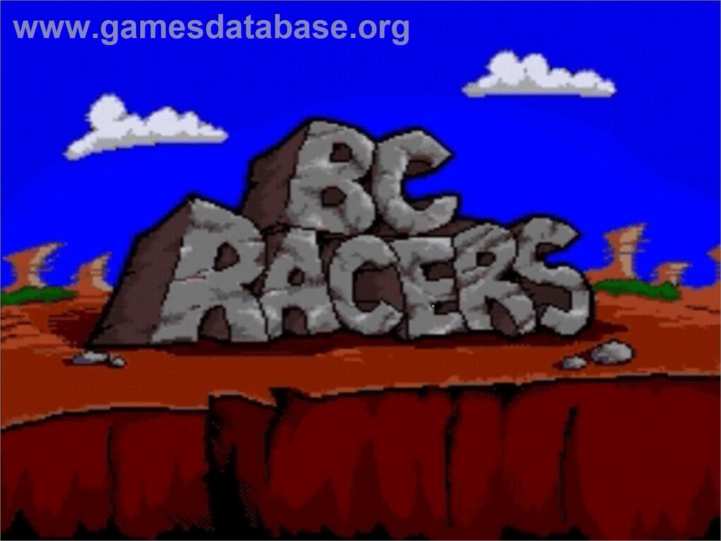 BC Racers - Panasonic 3DO - Artwork - Title Screen
