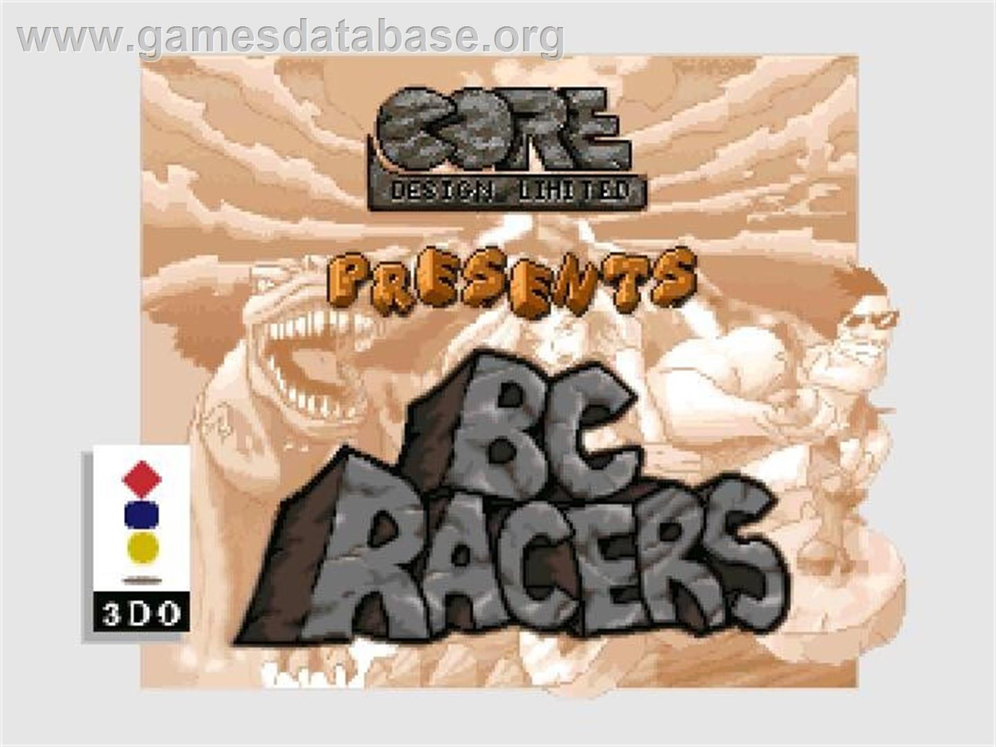 Bc Racers - Panasonic 3DO - Artwork - Title Screen