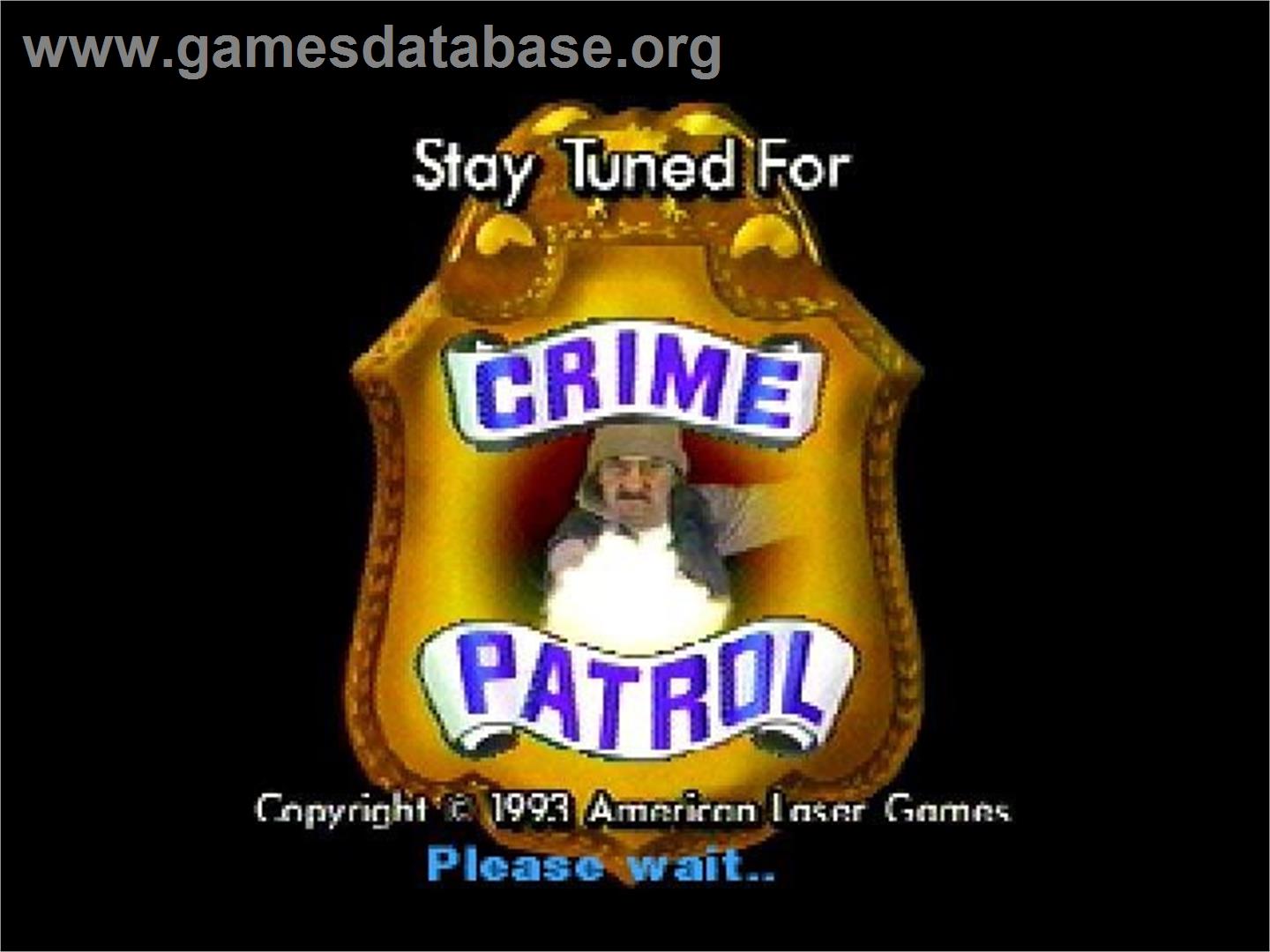 Crime Patrol - Panasonic 3DO - Artwork - Title Screen