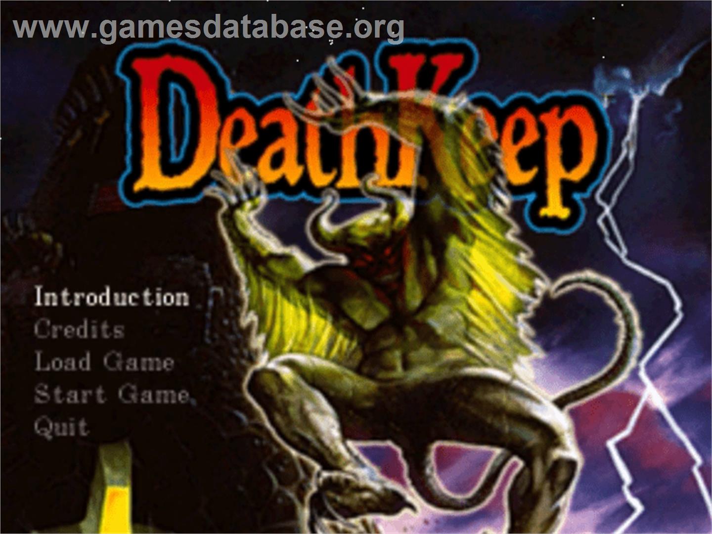 Deathkeep - Panasonic 3DO - Artwork - Title Screen