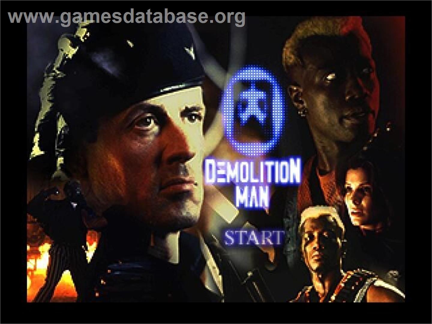 Demolition Man - Panasonic 3DO - Artwork - Title Screen
