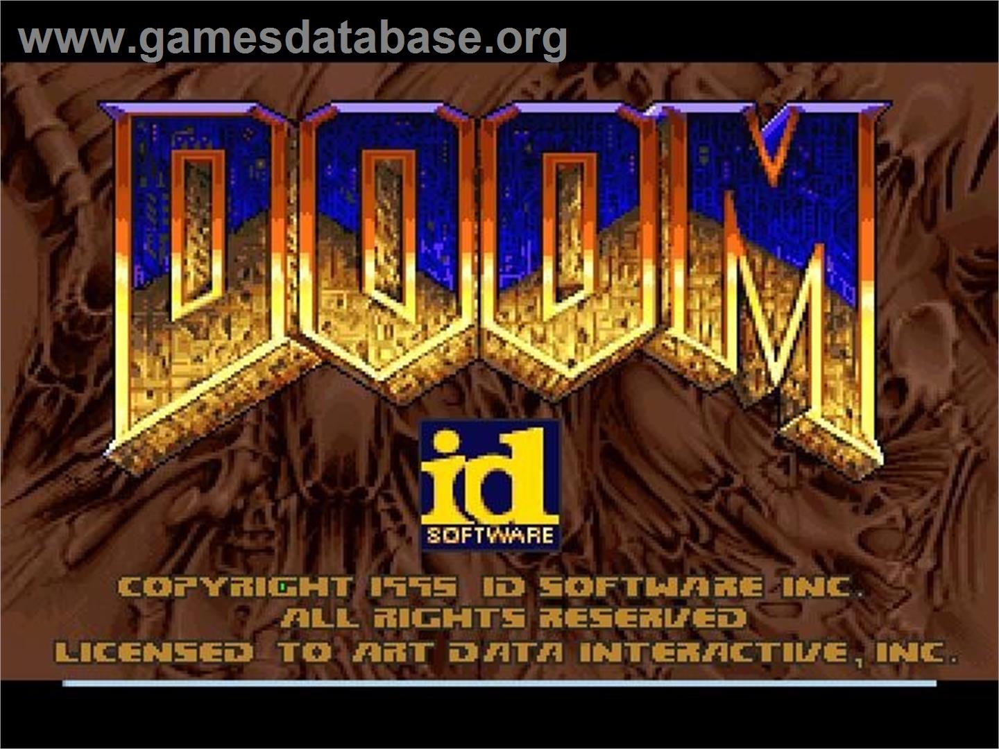 Doom - Panasonic 3DO - Artwork - Title Screen