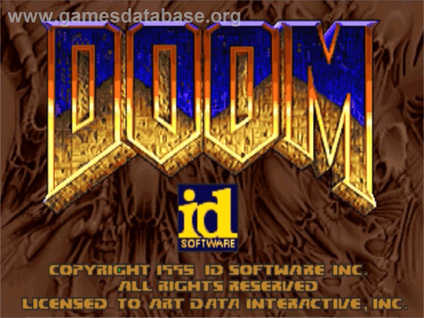 Doom - Panasonic 3DO - Artwork - Title Screen