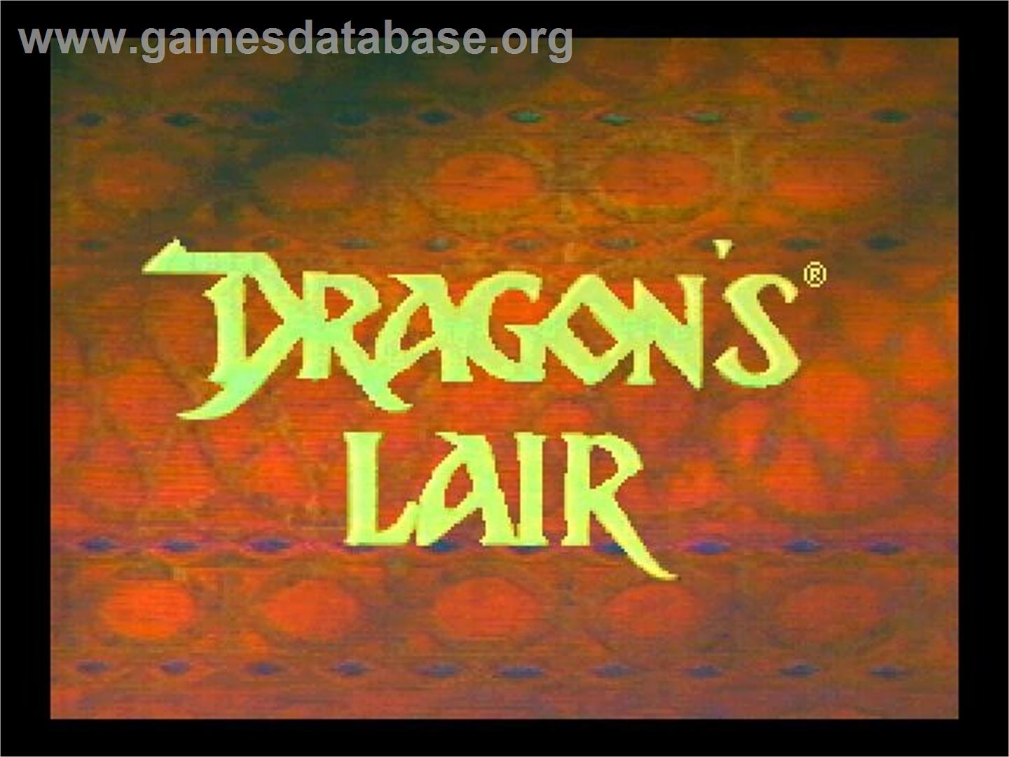 Dragon's Lair - Panasonic 3DO - Artwork - Title Screen