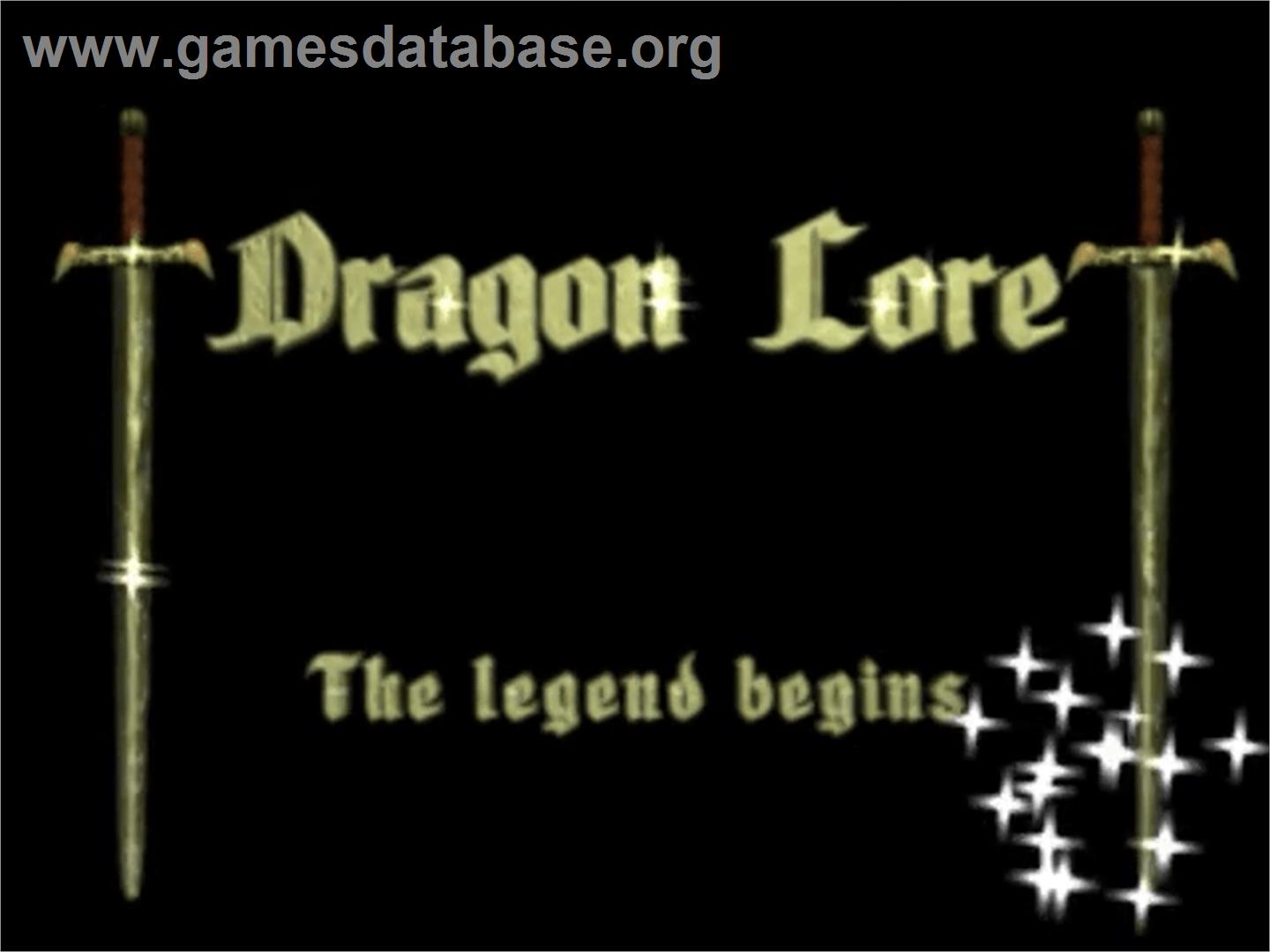 Dragon Lore: The Legend Begins - Panasonic 3DO - Artwork - Title Screen