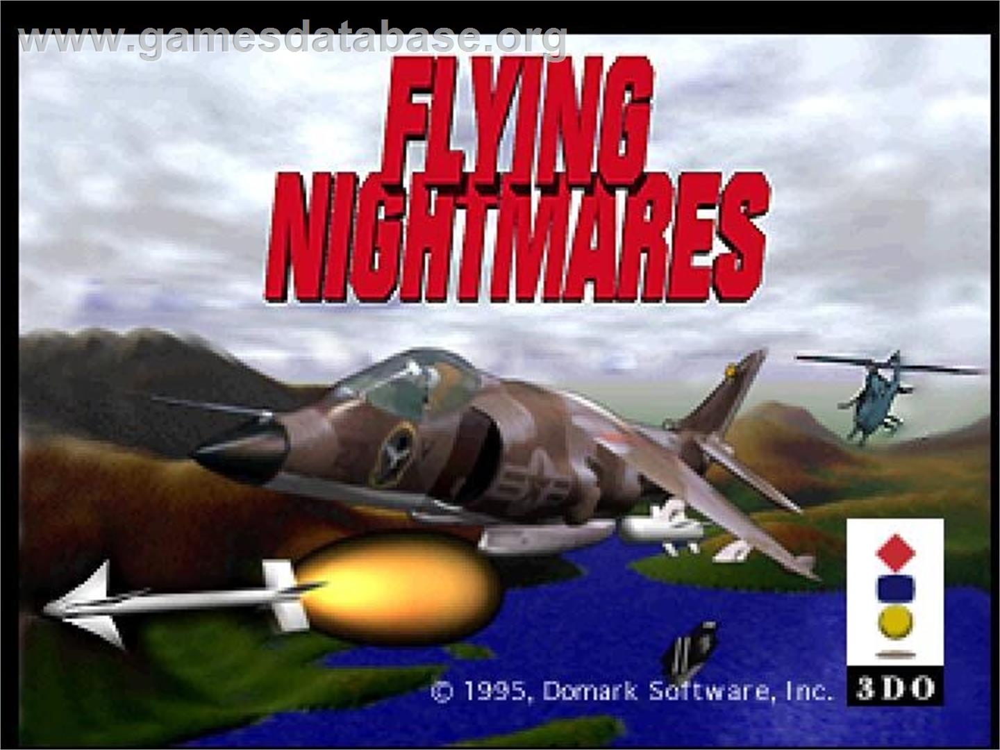 Flying Nightmares - Panasonic 3DO - Artwork - Title Screen