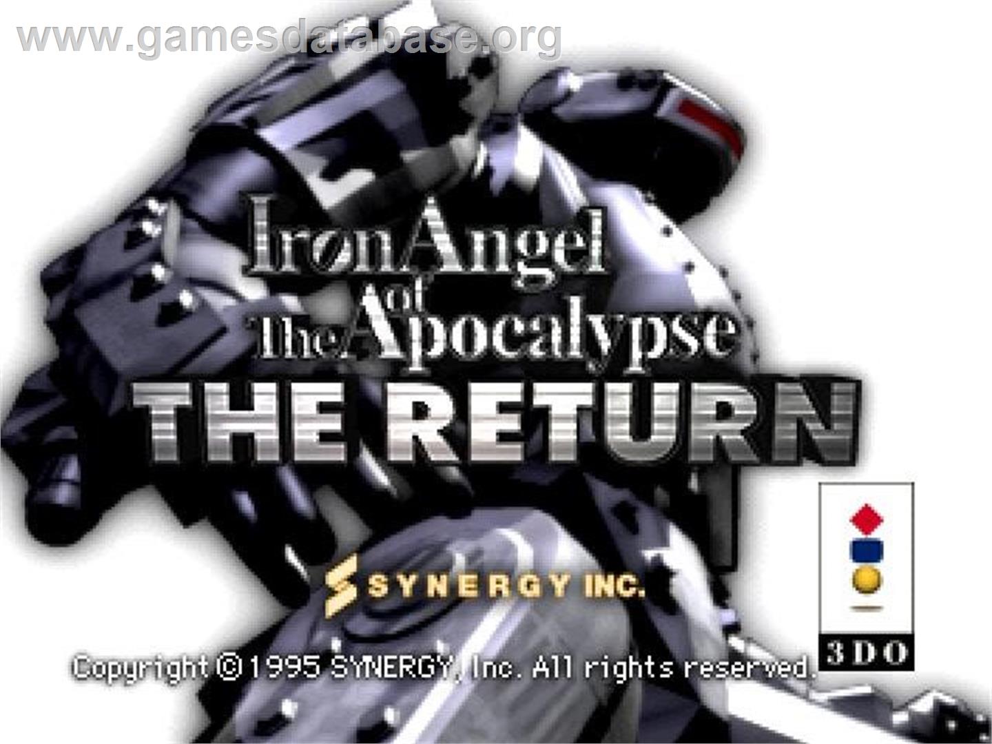 Iron Angel Of The Apocalypse - The Return - Panasonic 3DO - Artwork - Title Screen