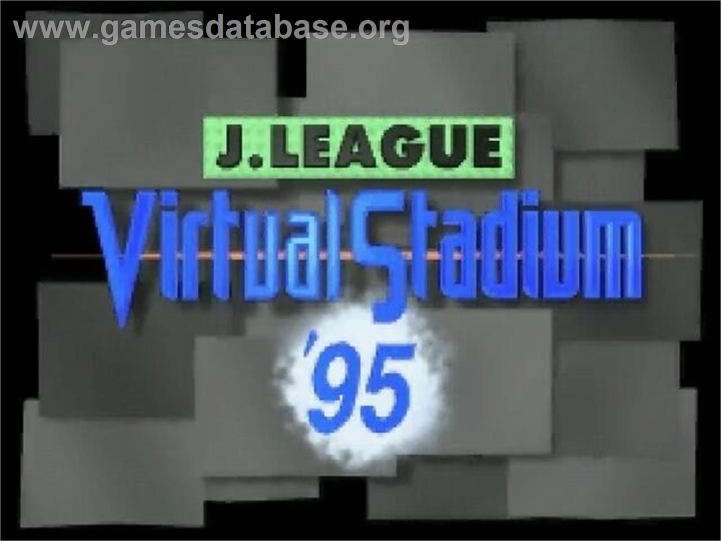 J.League Virtual Stadium '95 - Panasonic 3DO - Artwork - Title Screen
