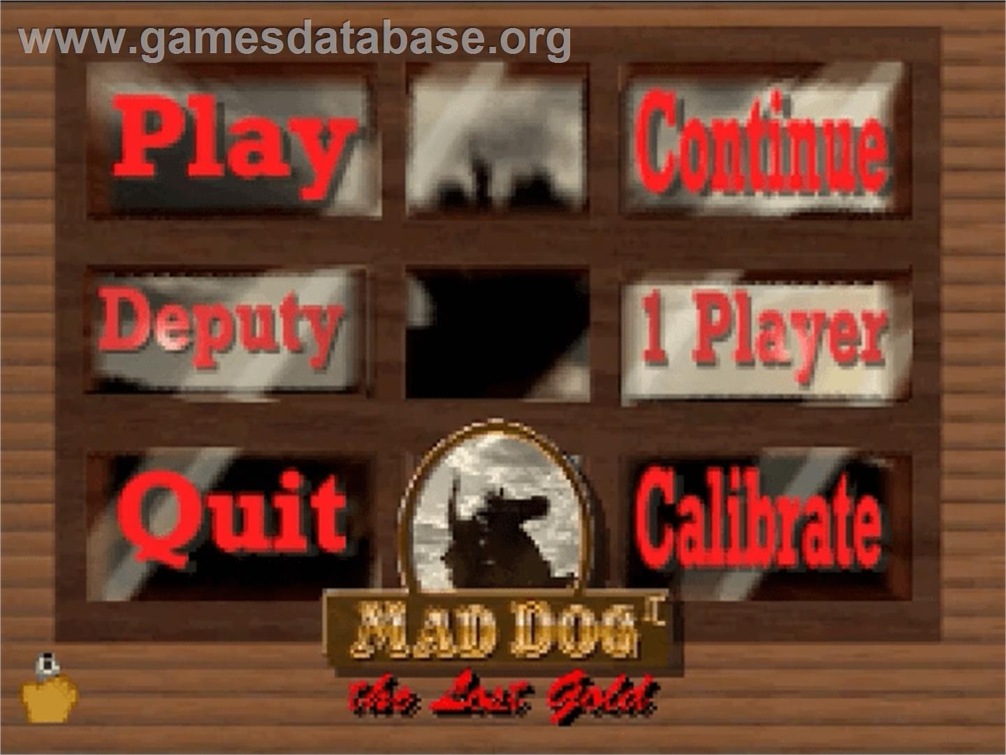 Mad Dog II: The Lost Gold v2.04 - Panasonic 3DO - Artwork - Title Screen