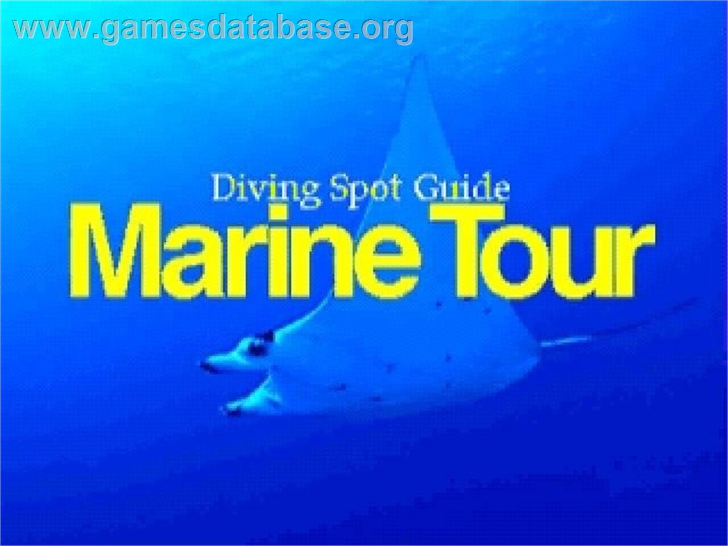 Marine Tour - Diving Spot Guide - Panasonic 3DO - Artwork - Title Screen