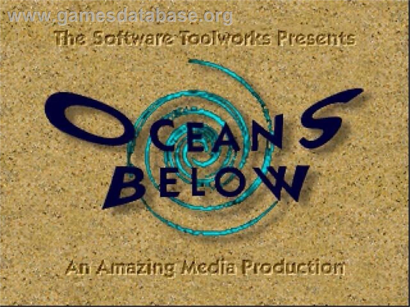 Oceans Below - Panasonic 3DO - Artwork - Title Screen