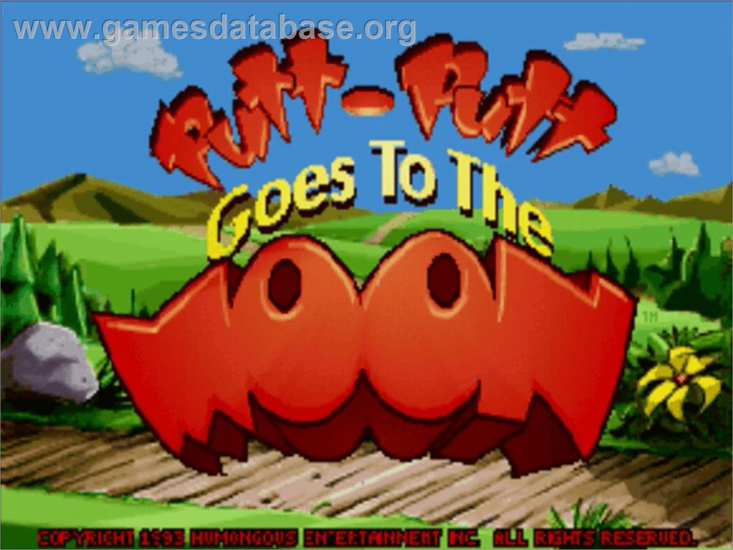 Putt-Putt Goes to the Moon - Panasonic 3DO - Artwork - Title Screen