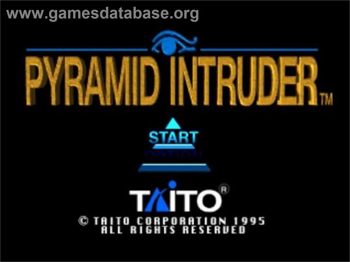 Pyramid Intruder - Panasonic 3DO - Artwork - Title Screen