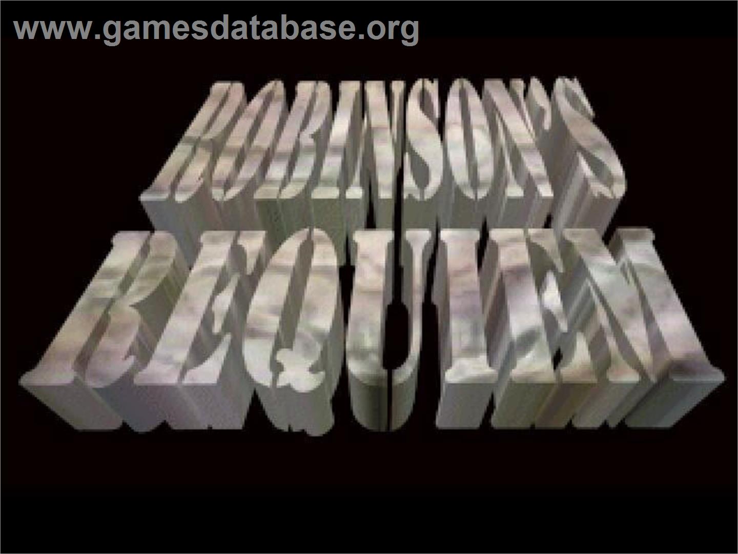 Robinson's Requiem - Panasonic 3DO - Artwork - Title Screen