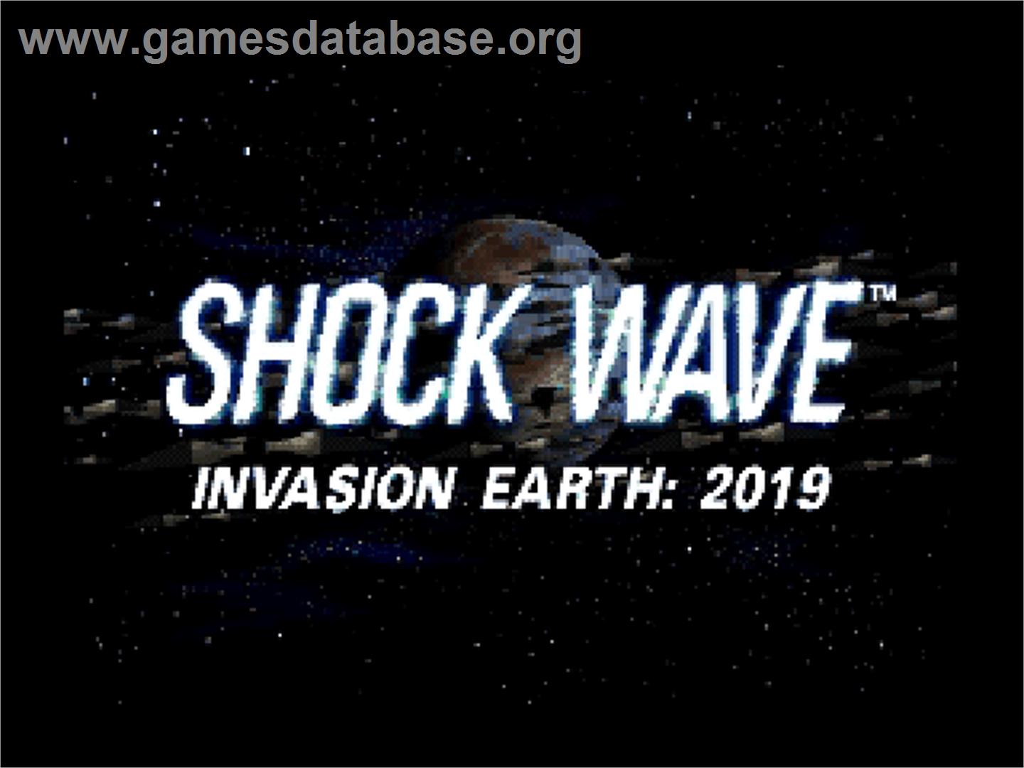 Shock Wave - Panasonic 3DO - Artwork - Title Screen
