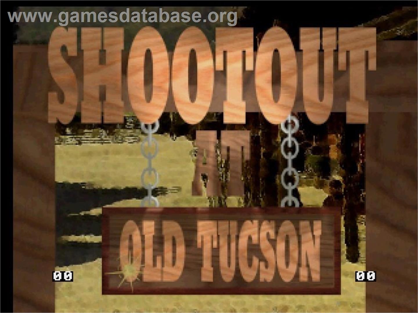 Shootout at Old Tucson - Panasonic 3DO - Artwork - Title Screen