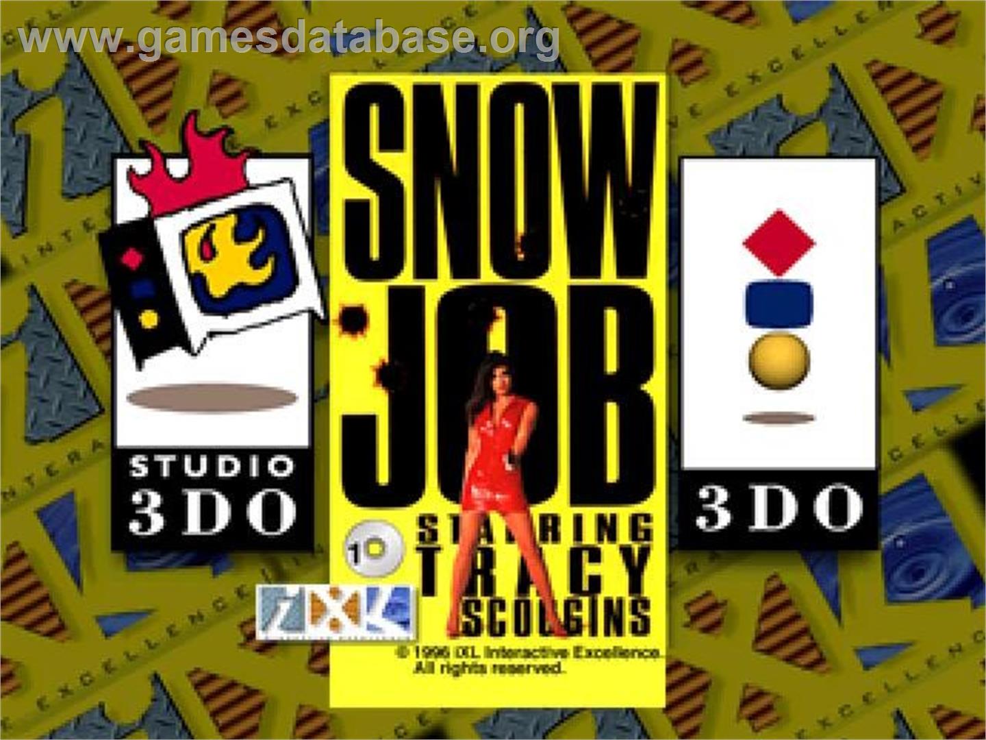 Snow Job - Panasonic 3DO - Artwork - Title Screen