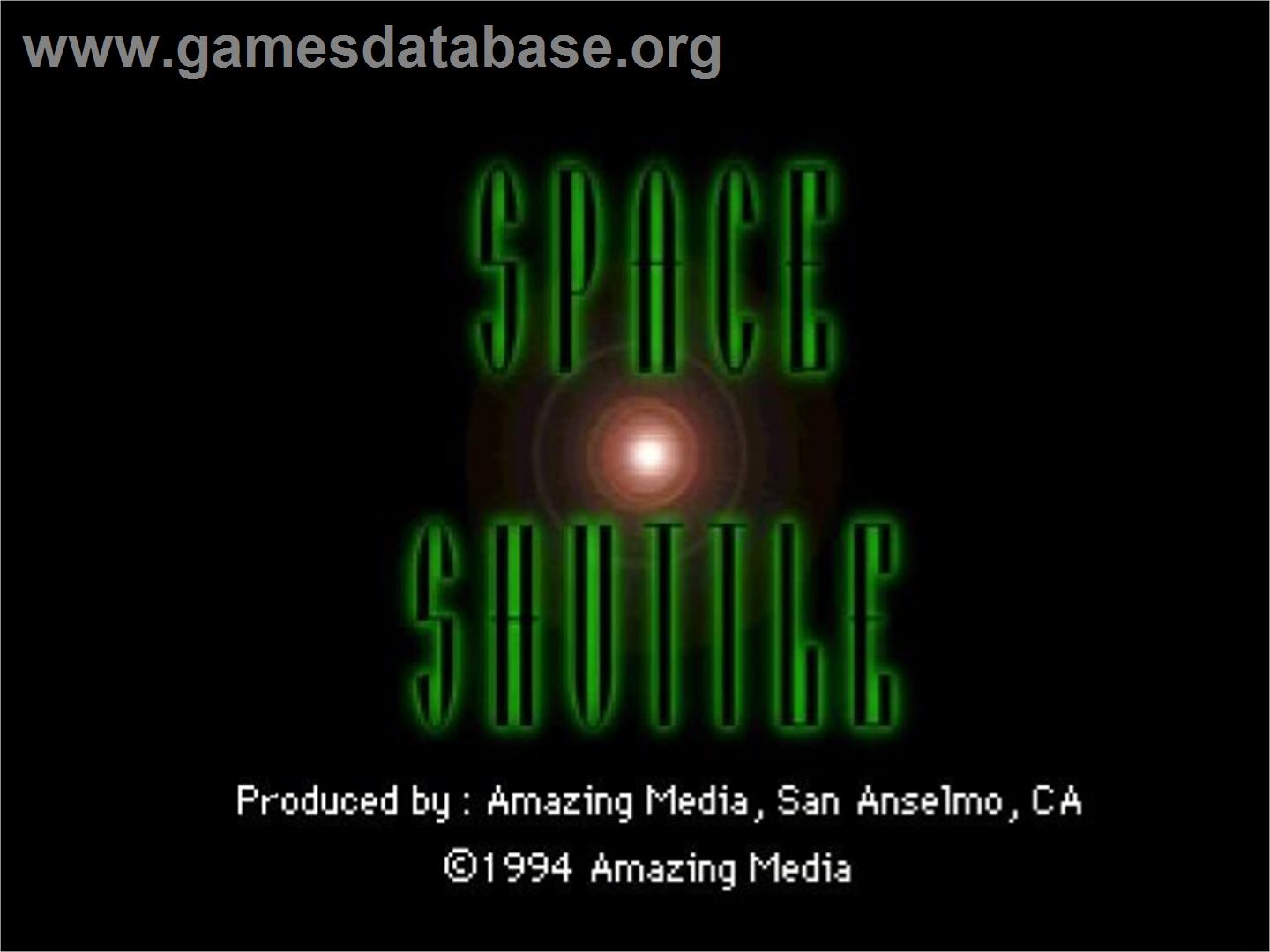 Space Shuttle - Panasonic 3DO - Artwork - Title Screen